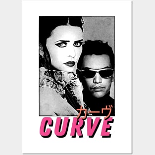 Curve • • • 90s Retro Aesthetic Design Posters and Art